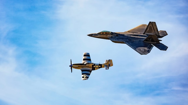 F22 and P51 in Formation