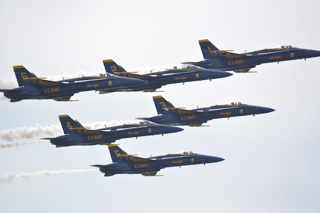Blue Angels in Formation