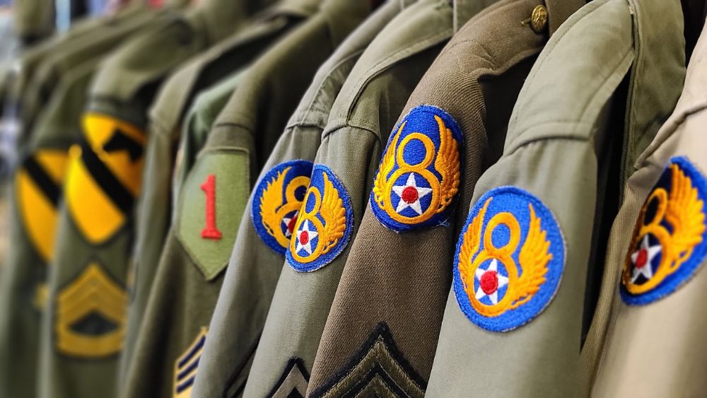 Military Patches at Duffle Bag Militaria Show 2022