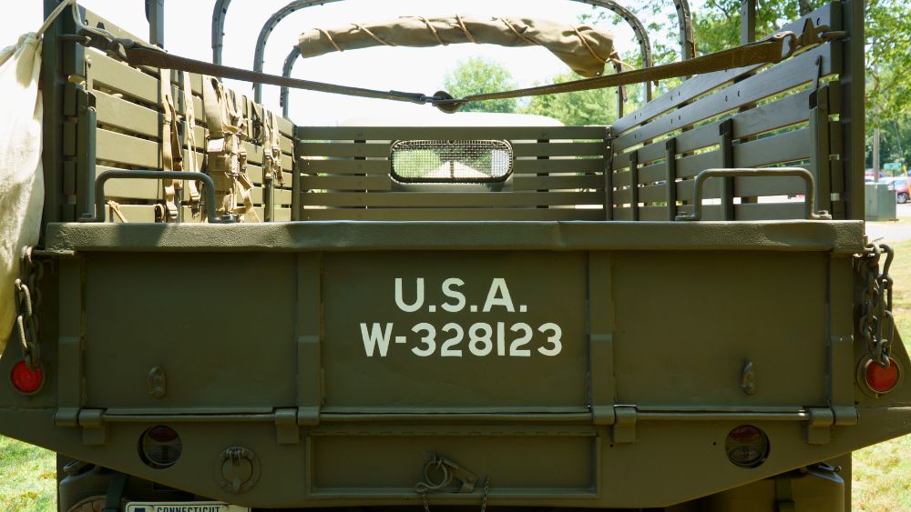 Military Vehicle on Display