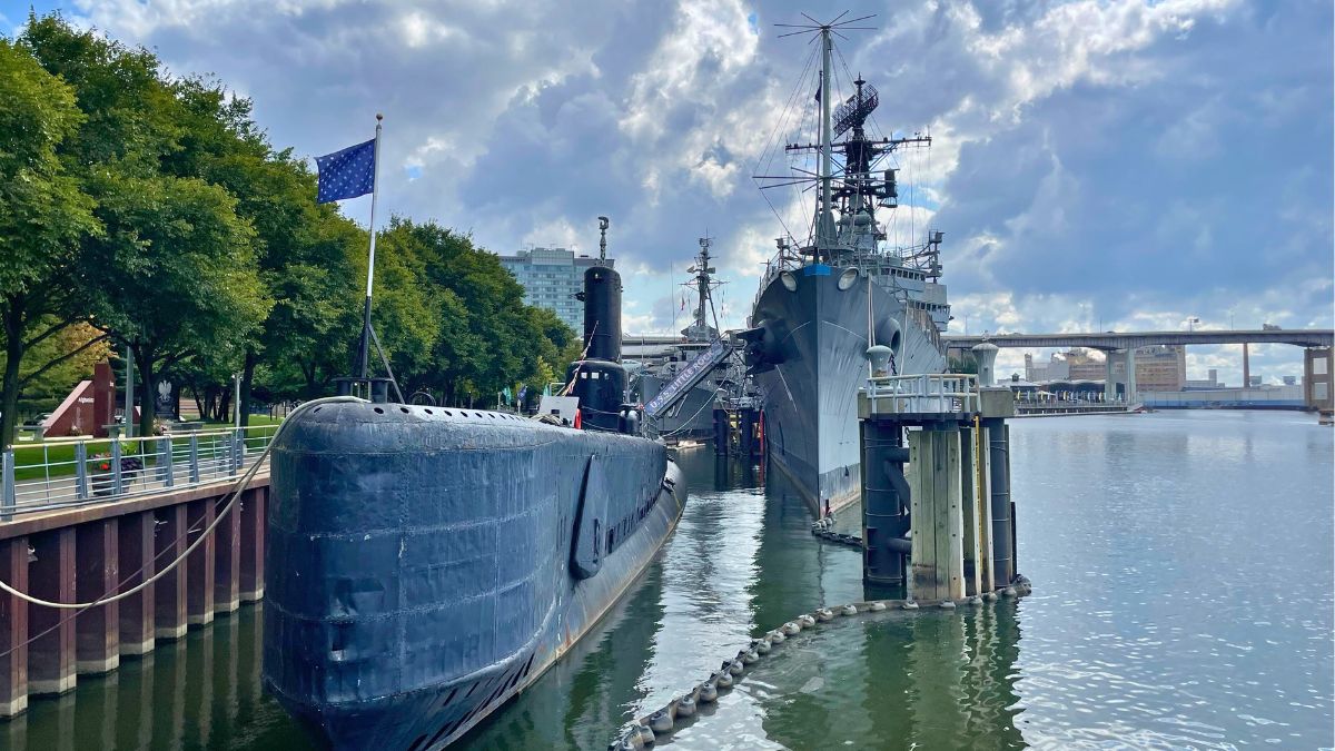USS Croaker and the USS Little Rock