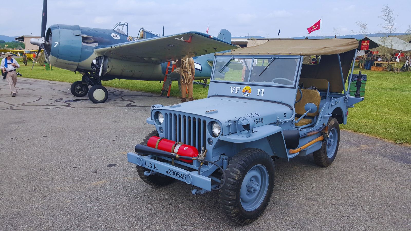 World War 2 Jeep at Reading PA Airshow